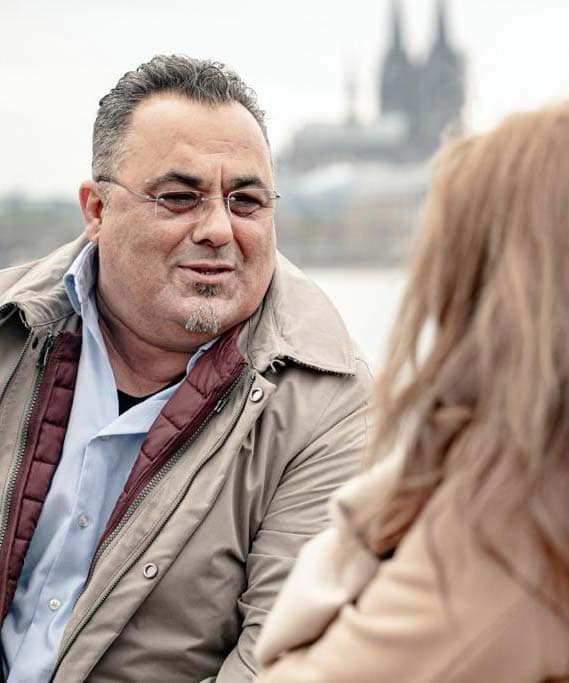 mati-in-koeln-gespraech Mati in Köln